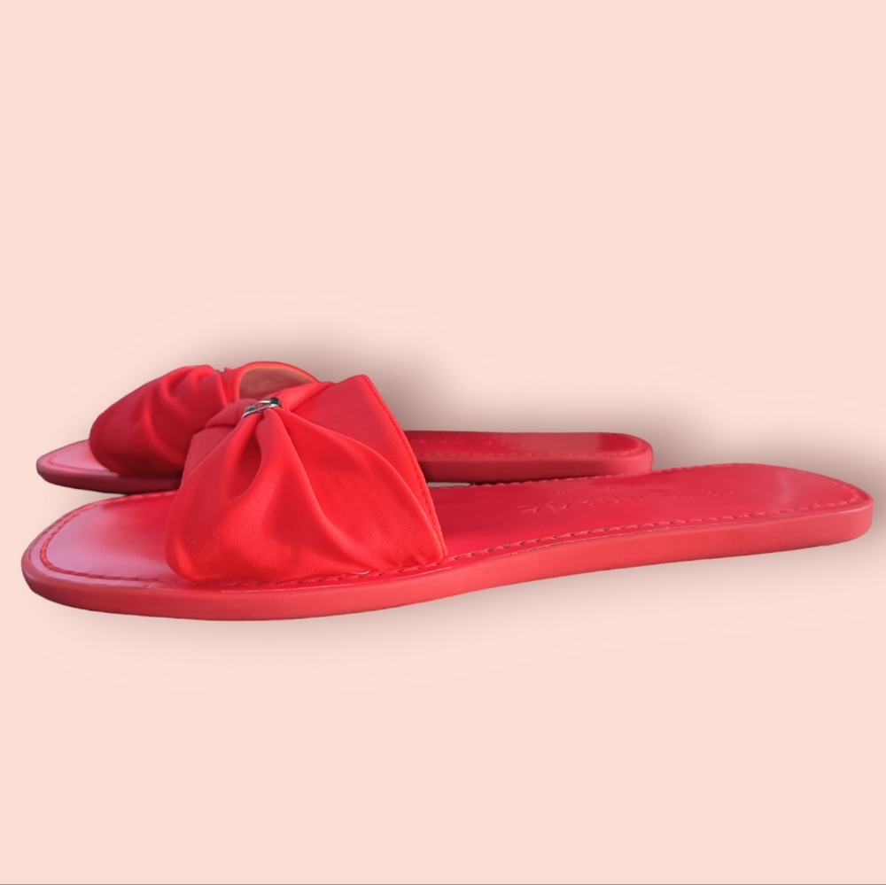 Kate Spade Neon Orange/Pink Sadie Sandals Size 8 - Picture 8 of 17